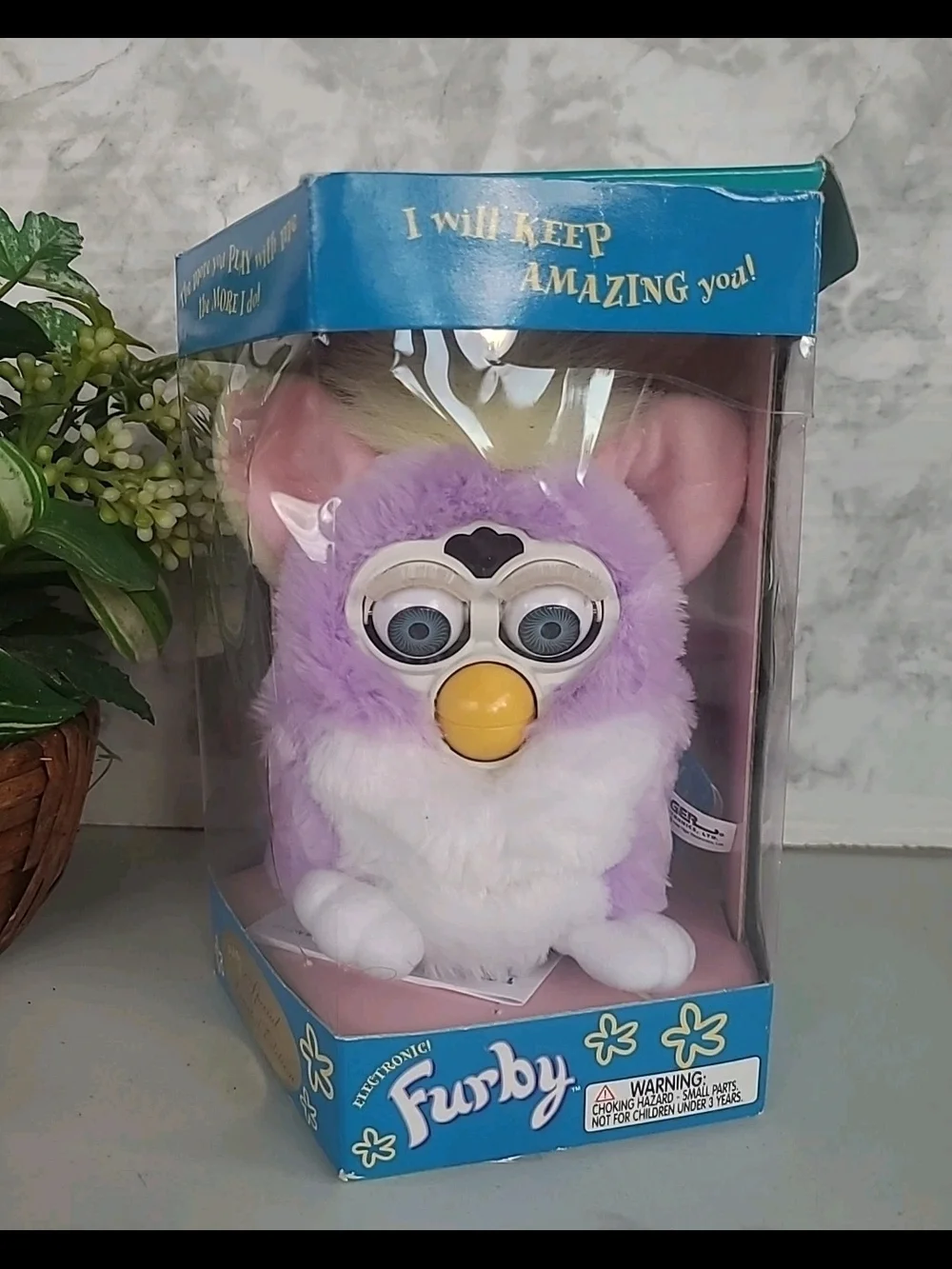 Vintage Tiger 1998 Furby Special Limited Edition purple